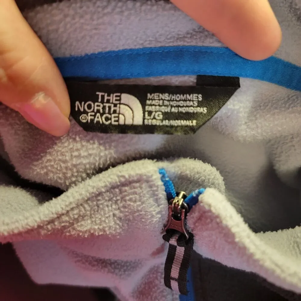 Mens North Face Quarter Zip Mens Pullover Fleece